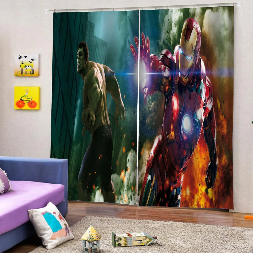 

New custom children's room cute cartoon boy girl bedroom cartoon curtains stereoscopic curtains