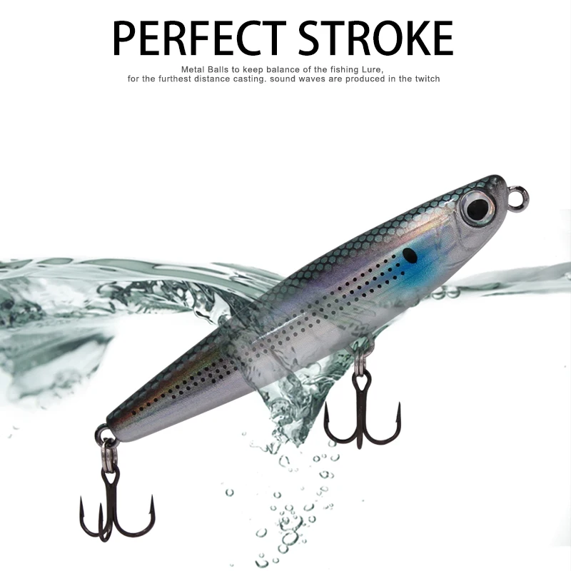 Wondershot D01 Sparrow 75mm 7.8g Pencil The Best Bass Surface Crankbaits Fishing Lure Bait Floating Wobblers Artificiais Decoy