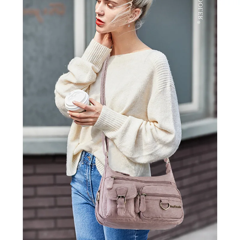 Ангел Barcelo бренд Женская сумка 2020 Мода маленькая на плечо сумки из мягкой