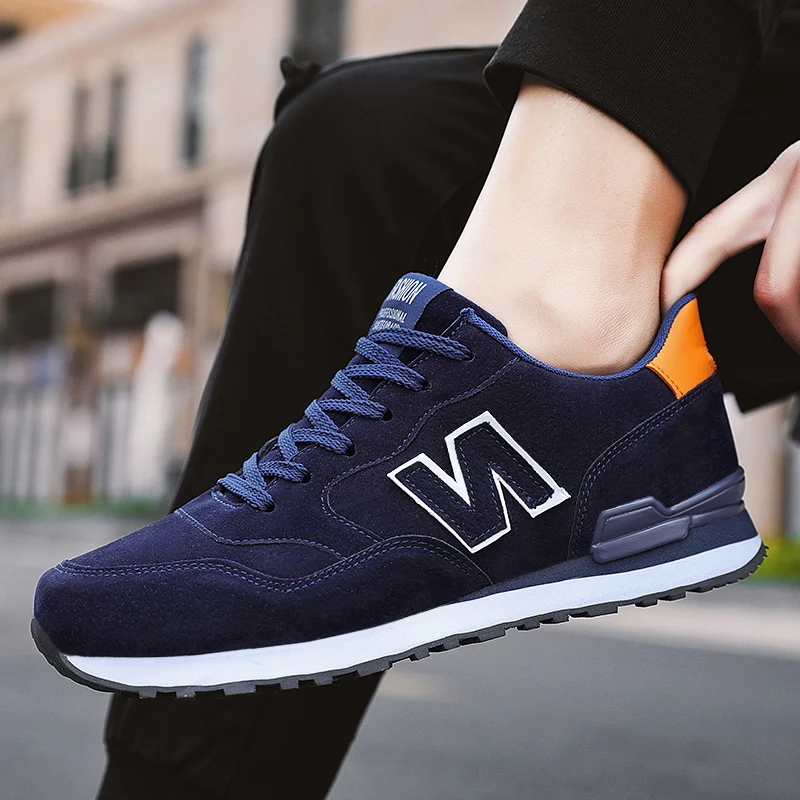 

New Original Man Shoes Top Brand Leather Running Shoes Men Trainers Casual Shoes Fashion Sports Sneakers Luxury Designer Shoes