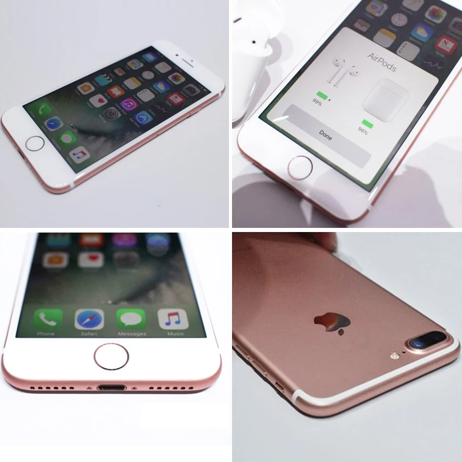 

Apple iPhone 7 4G LTE Mobile phone IOS Quad Core 2GB RAM 32/128GB/256GB ROM 12.0MP Fingerprint Original unlocked iphone7