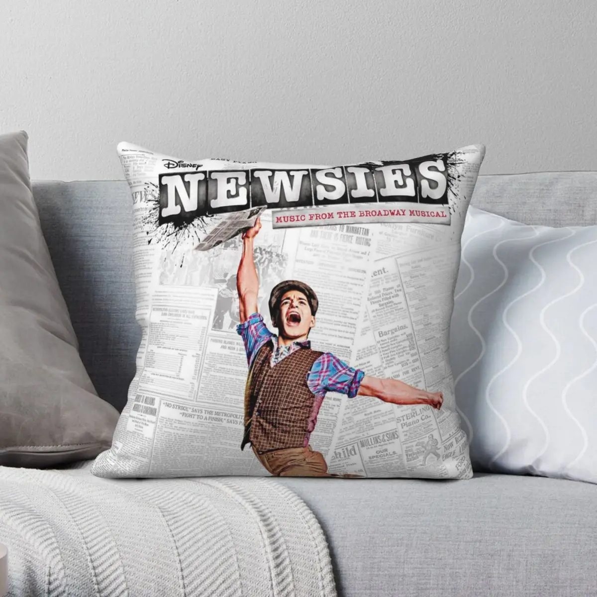 

Наволочка квадратная из полиэстера и льна