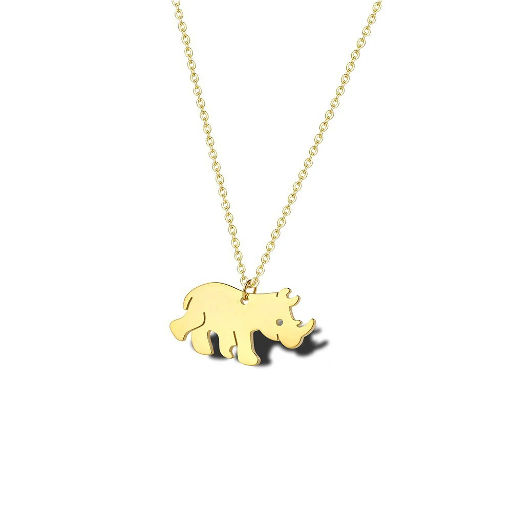 Ожерелье с подвеской в виде страз животных|Цепочки| |