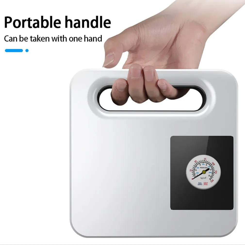 

Tire Inflator Rechargeable Electric Pump Air Compressor With Pressure Gauge LED Light Smart Display For Car Bicycles