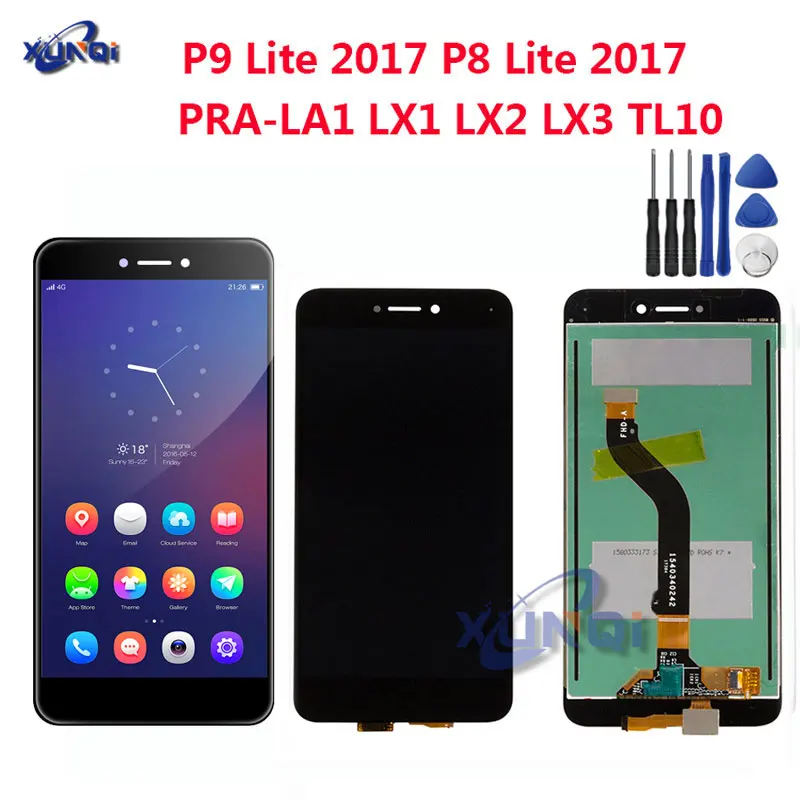 ЖК дисплей для Huawei P9 Lite 2017 с сенсорным экраном и дигитайзером в сборе рамкой