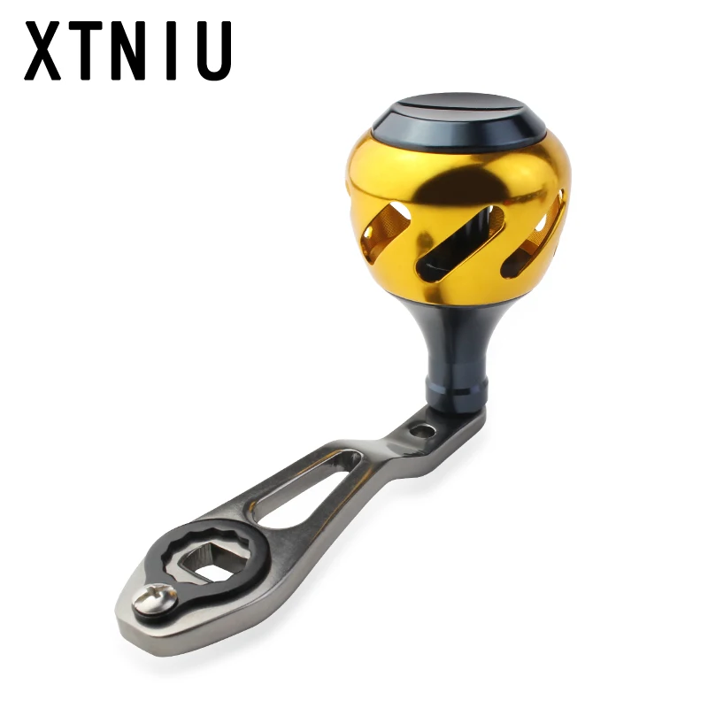 EKfan Рыболовная катушка из алюминиевого сплава ручка Внешний диаметр 35 мм 8*5