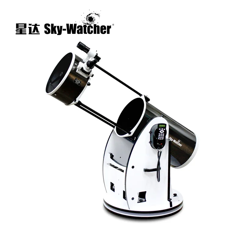 

12-дюймовый автоматический астрономический телескоп Sky-Watcher dob GOTO 305 мм/1500 мм F4.9 Dobson направляющая звезда с высоким увеличением