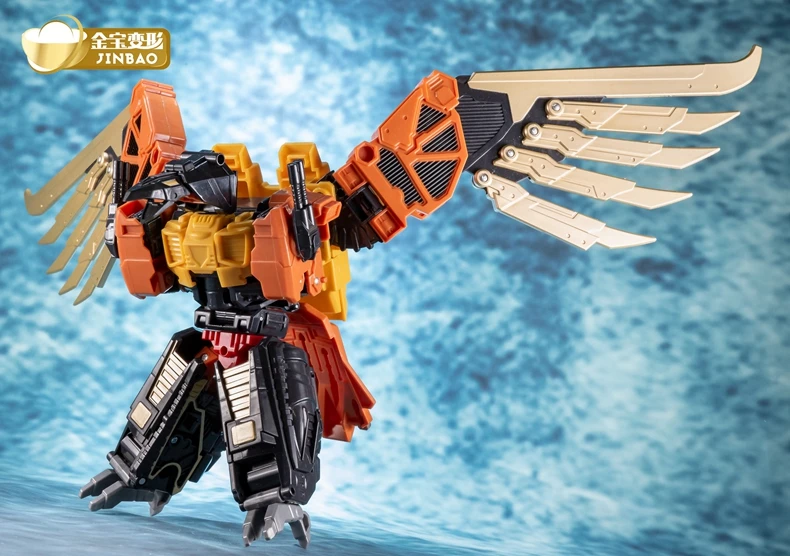JinBao трансформация G1 MMC Predaking Feral Rex Predacons 6 в 1 улучшенная версия фигурка робота