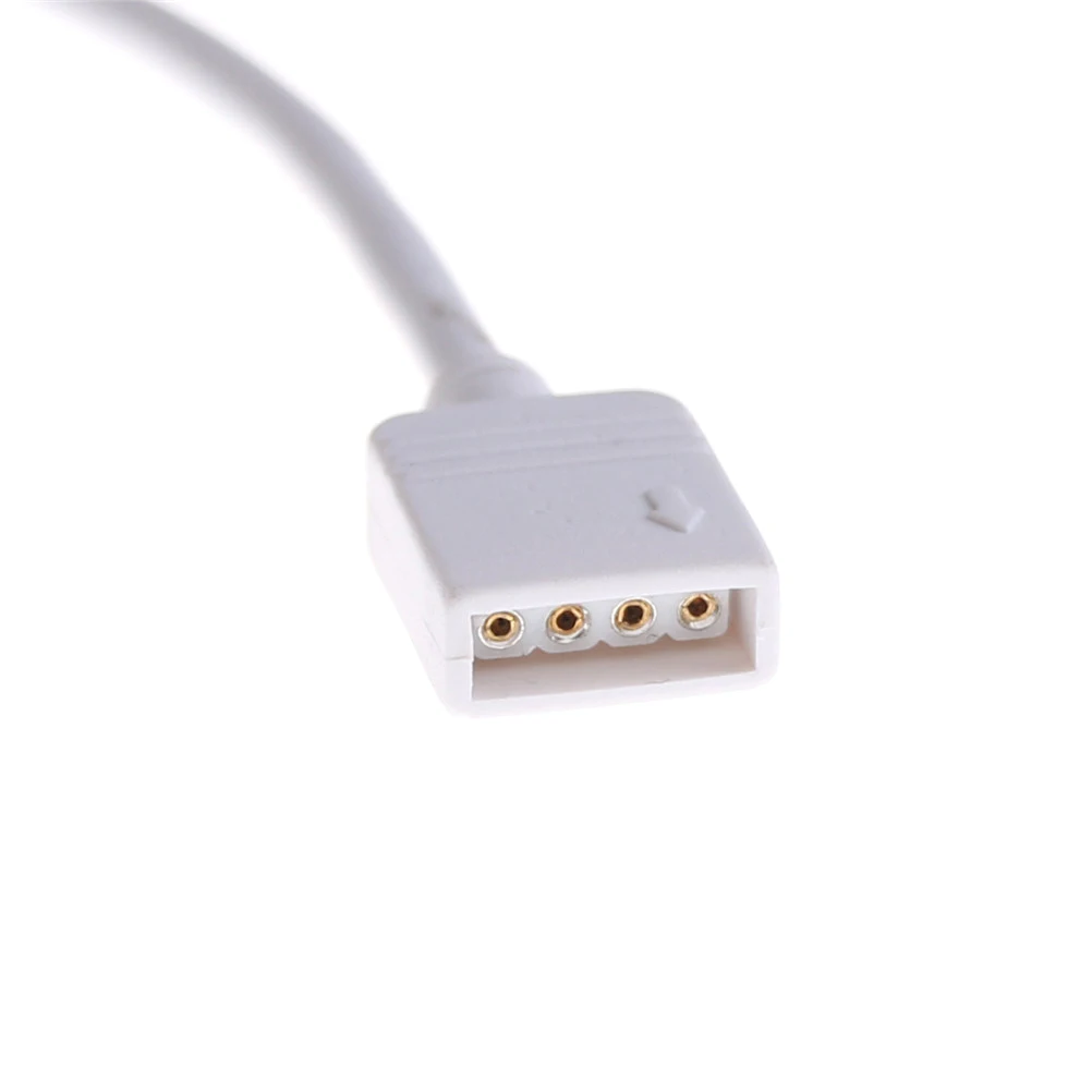 Один кусок Белый 1 5 м 4 PIN RGB светодиодный светильник удлинитель Кабель ing полосы