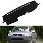 Обложка для приборной панели, чехол для приборной панели, коврик, коврик под заказ для Honda CR-V CRV CR V RD4-RD9 2002 2003 2004 2005 2006, Нескользящие Черные Аксессуары от солнца