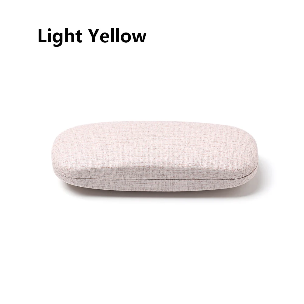 Style C-Light Yellow Унисекс модный футляр для очков Защитный чехол для женщин и мужчин портативный чехол для солнцезащитных очков оптический футляр для очков аксессуары - Цвет: Style C-Light Yellow