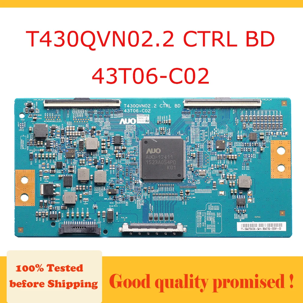 Tcon плата T430QVN02.2 CTRL BD 43T06 C02 схема протестирована на ТВ логическая замена