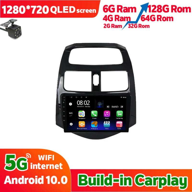 Фото Новый 6 ГБ ОЗУ 128 Rom 2 Din автомобильный радиоприемник навигации GPS Bt - купить
