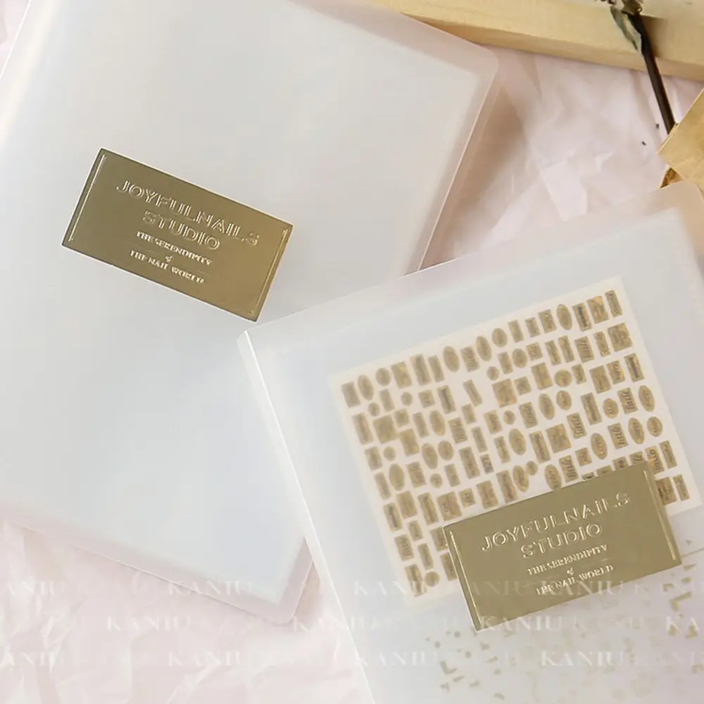 

Decal Storage Holder Nail Art Decoration Display Showing Nail Sticker Collecting Albums Transparent Empty Manicure Tool