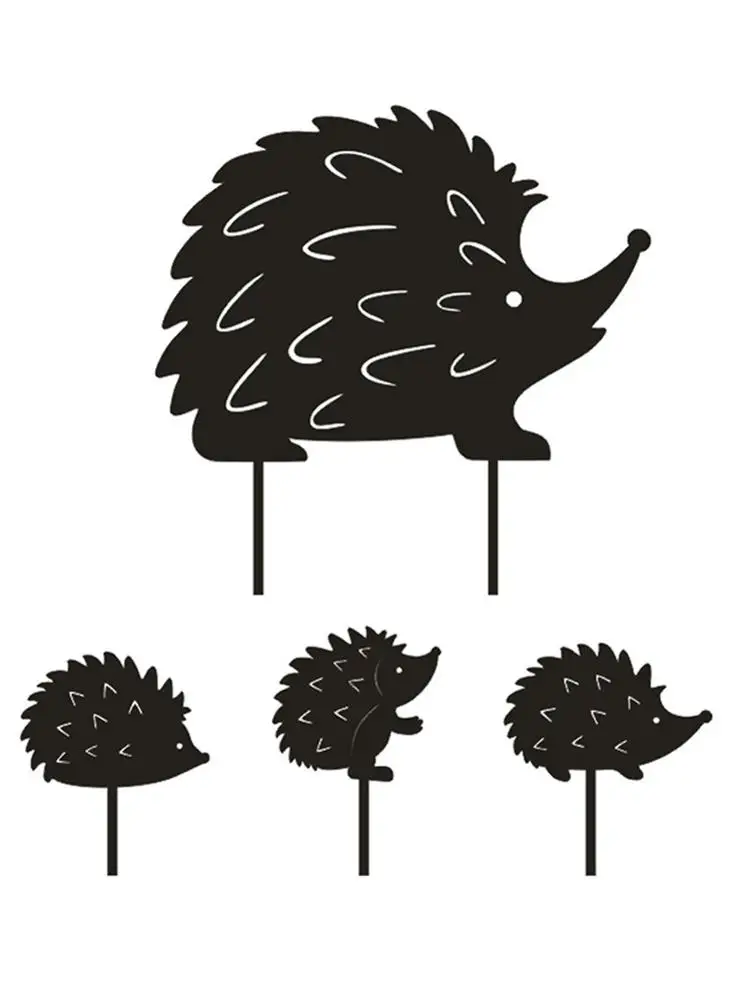 

Кованый металлический полый орнамент Hedgehog, креативное животное, ландшафт, столб, двор, художественное ремесло, аксессуары для украшения сад...