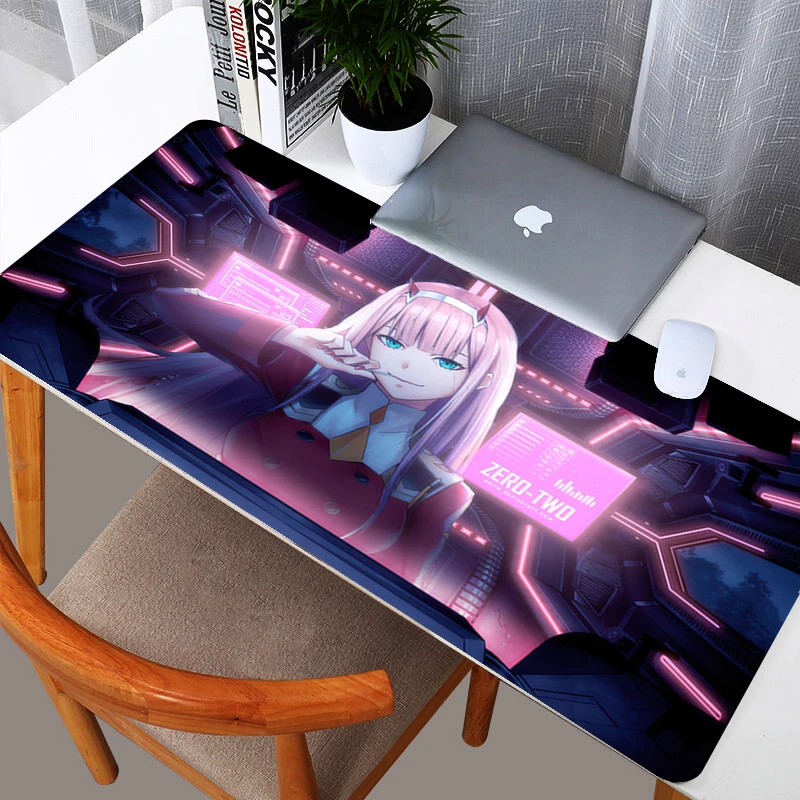 

Darling in the Franxx Overlock large Gaming Mouse Pad for LOL 800x300mm XL game Mousepad Keyboard Mat