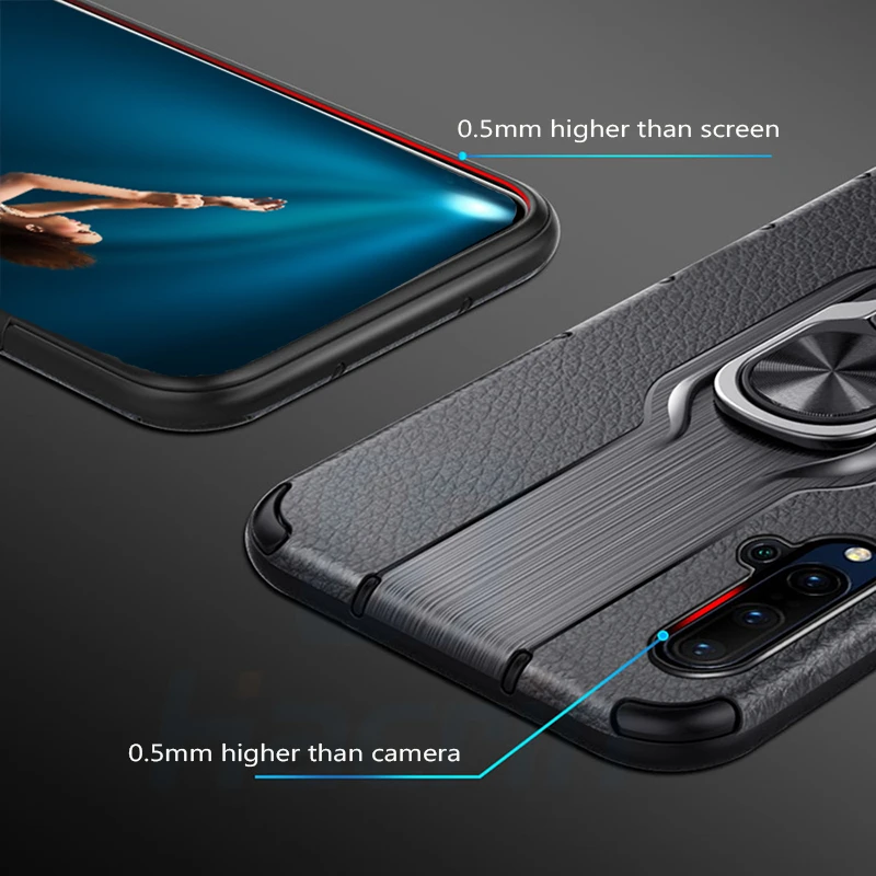 Чехол для huawei Nova 5T Жесткий автомобильный металлический магнитный