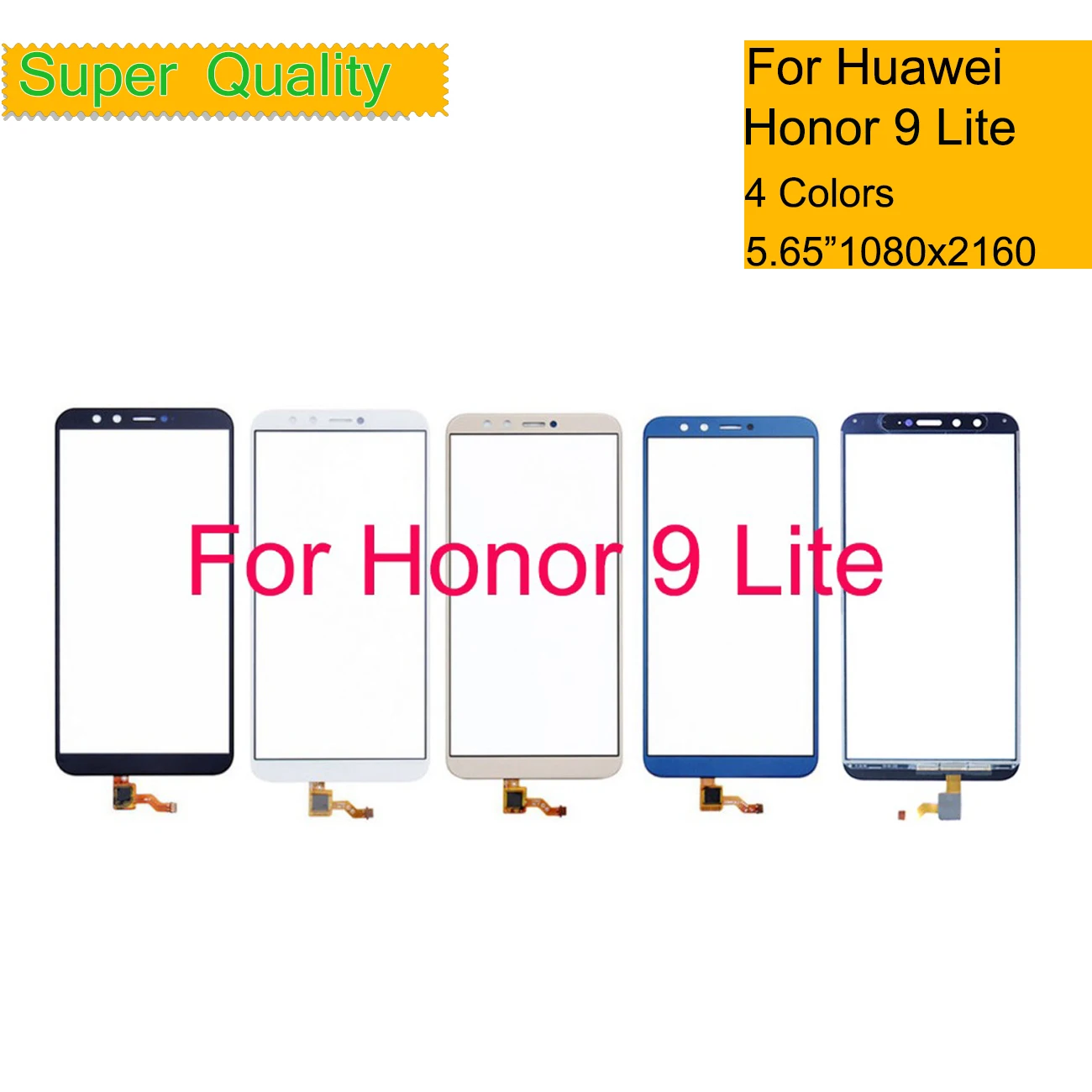 Для Huawei Honor 9 Lite LLD-AL00 LLD-AL10 LLD-TL10 LLD-L31 Замена сенсорного экрана с дигитайзером и передним стеклом.