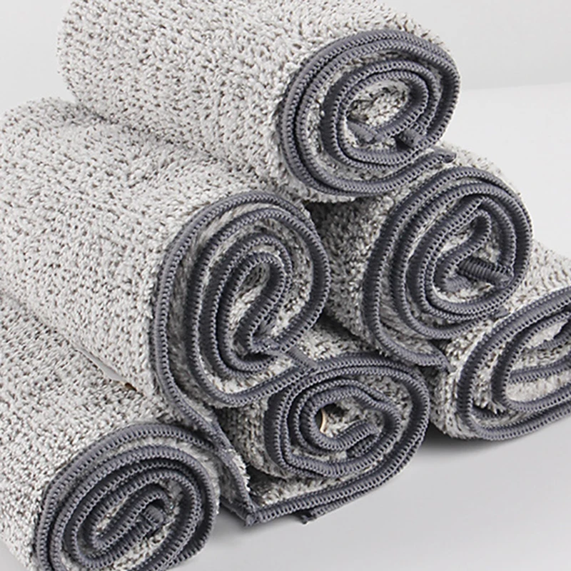 

Japanese Style Microfiber Cleaning Cloths Thickened Bamboo Charcoal Super Absorbent Dishcloth Kitchen Supplies FP8