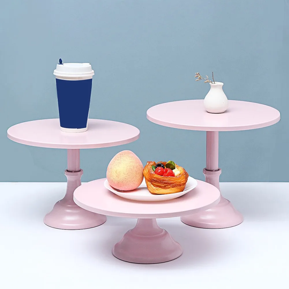 

Iron Cake Stand Party Display Stand Hole Afternoon Tea Birthday Dessert Candy Tray Home Wedding Decoration