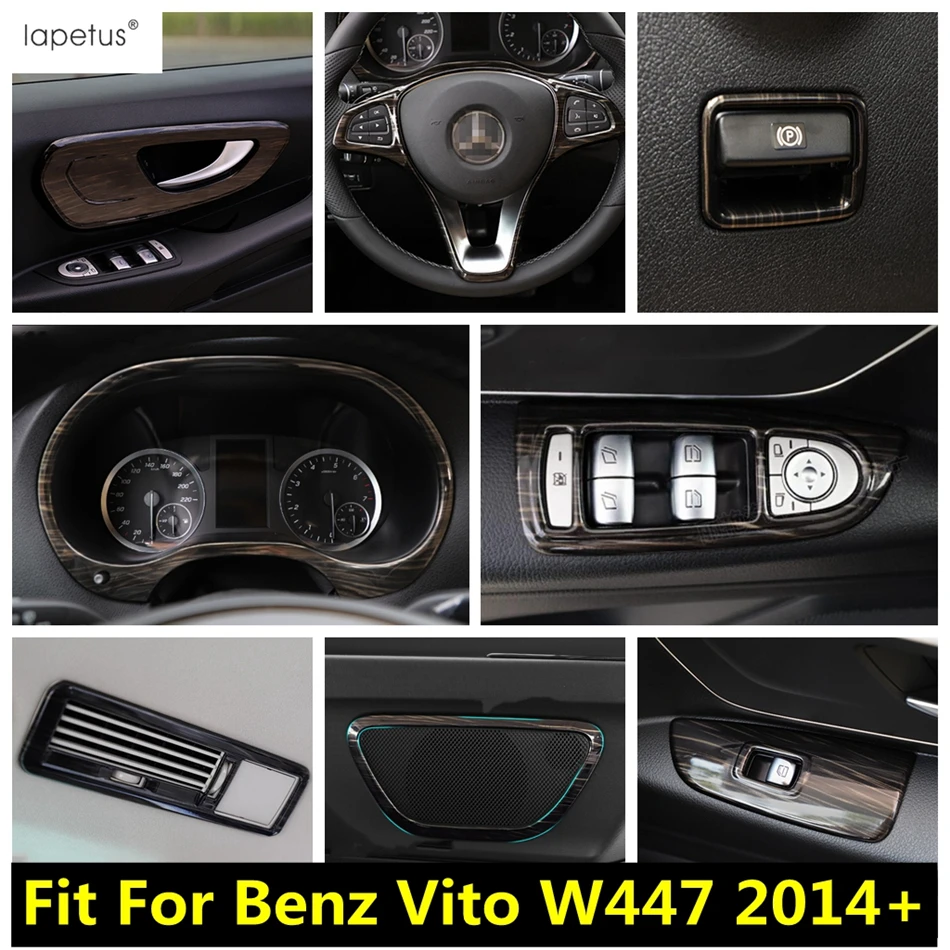 

For Mercedes-Benz Vito W447 2014 - 2021 Handle Bowl Steering Wheel Gear Air AC Vent Window Lift Cover Trim Accessories Interior
