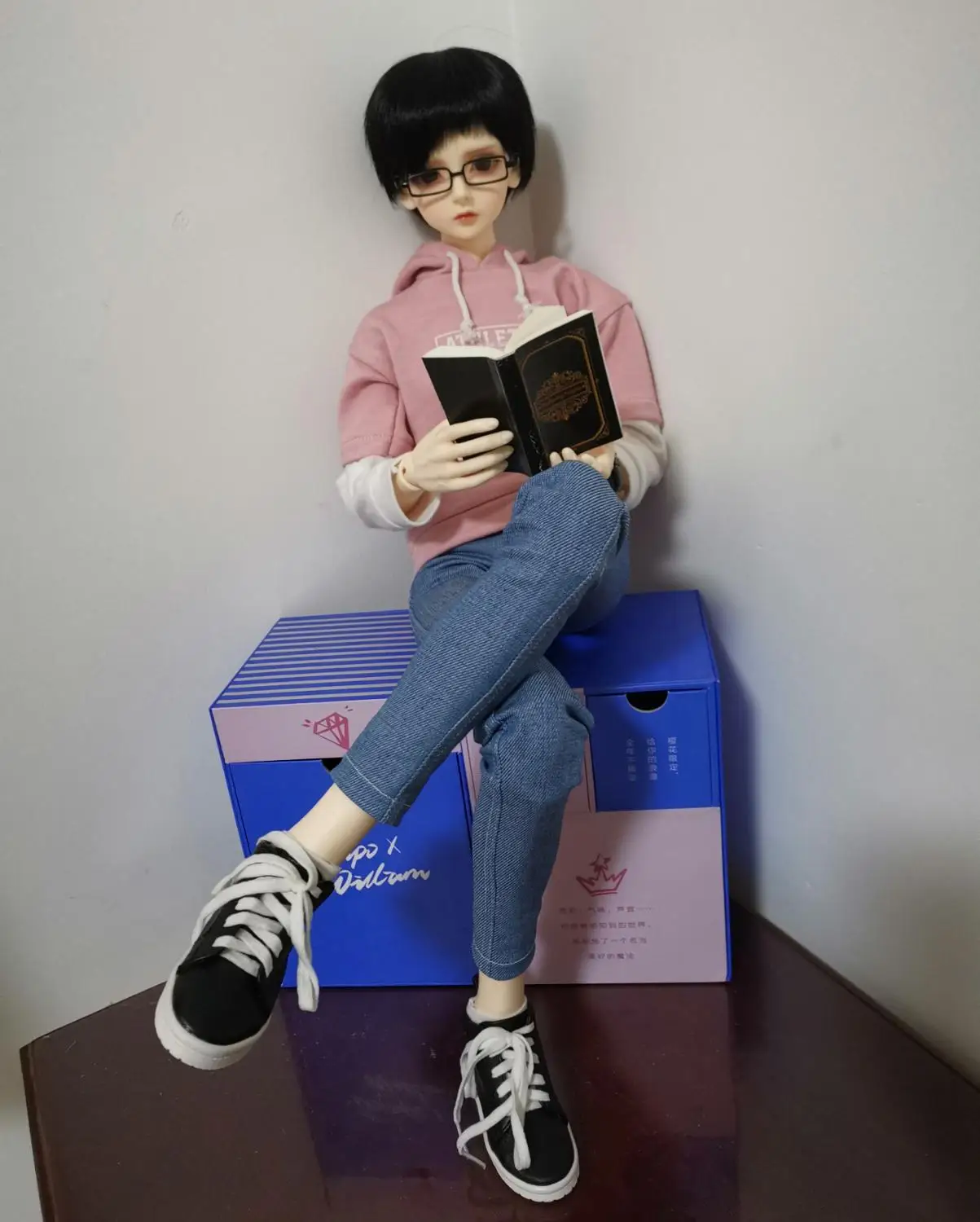 Детская ручная игрушка M0353 1/6 1/3 1/4 Uncle Doll BJD/SD, одежда, реквизит, аксессуары. Черные цифровые часы 1 шт.