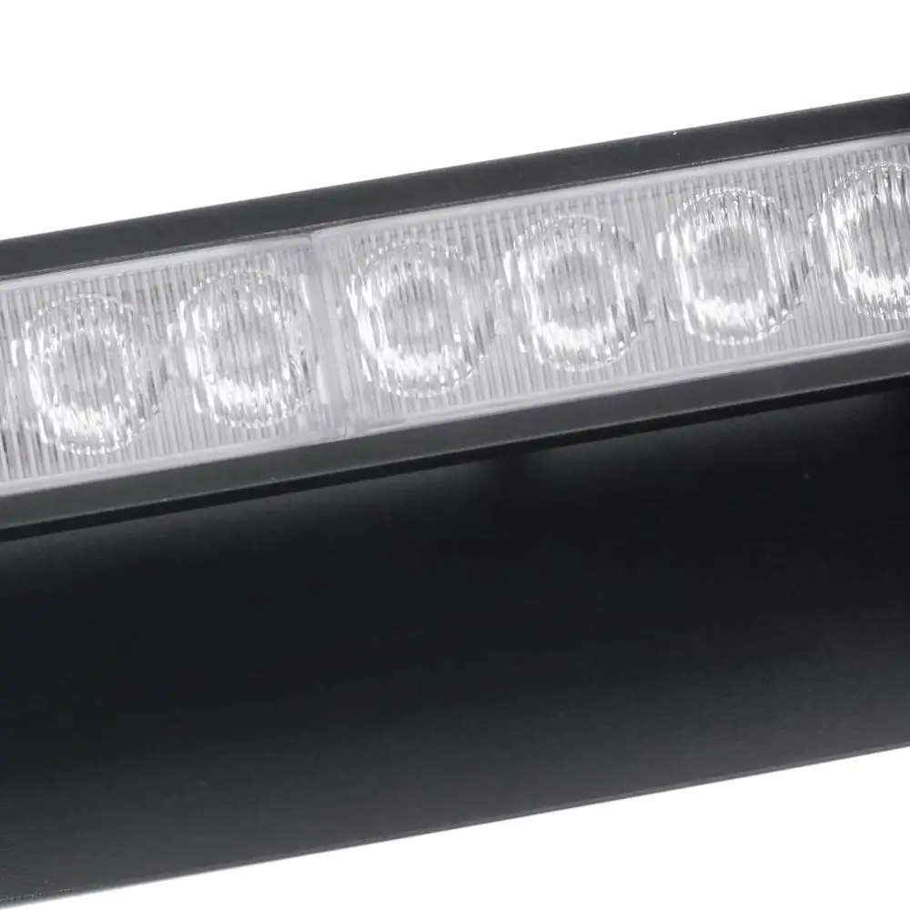 

12V 8 Red LED Emergency Windshield Warning Sucker Strobe Bright Lights