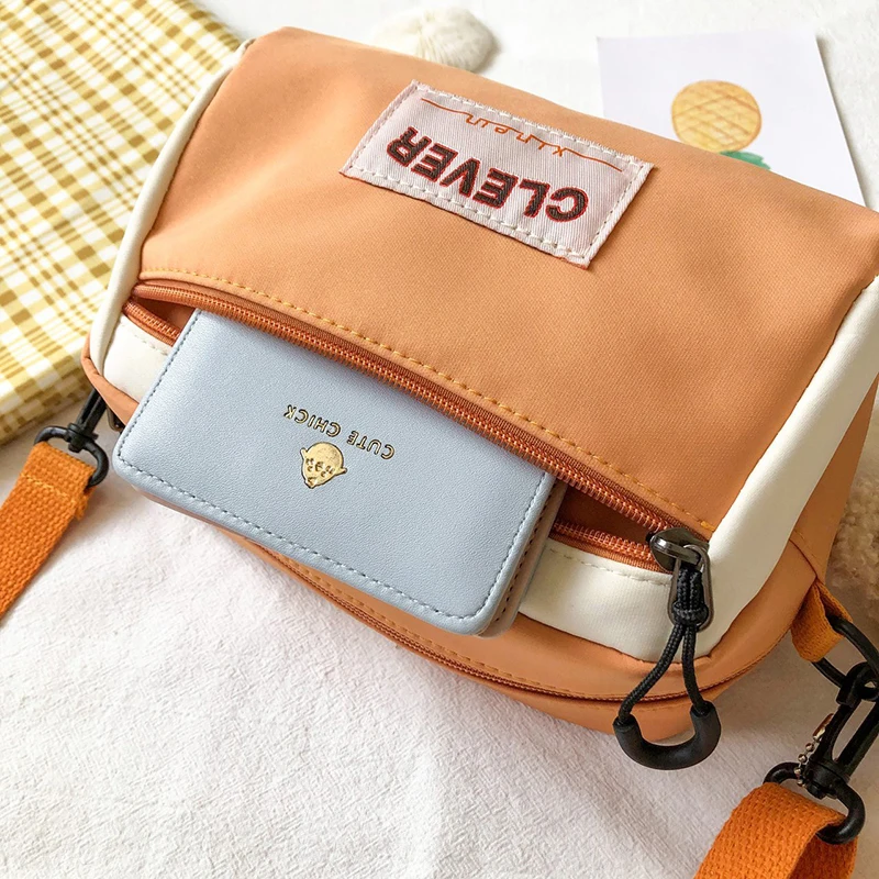 

HIFAR Small Women Crossbody Bags Female Shoulder Messenger Bag Nylon Waterproof Zipper Summer Zipper Phone Pouch Ladies 2020