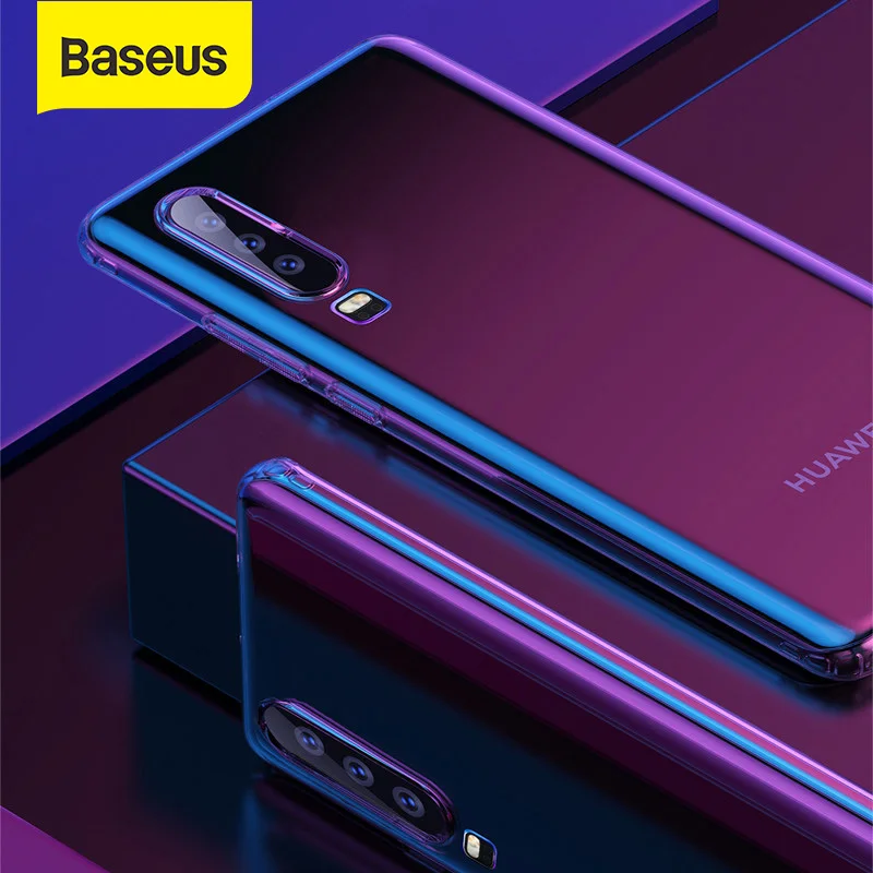 Прозрачный мягкий силиконовый чехол Baseus Ультратонкий для задней панели телефона
