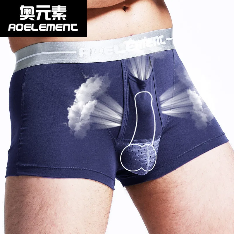 Bullet Separation Physiological Health Care Mens Underpants Soft Boxer Breathable Underwear Flexible Boxershorts Underpants 5XL