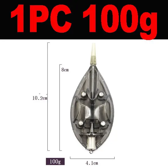 JIGEECARP 1 шт. 100 г методы приманки для ловли карпа, сома рыболовный Фидер распределительная Платина свинец Pesca Фидер рыболовные принадлежности Инструменты