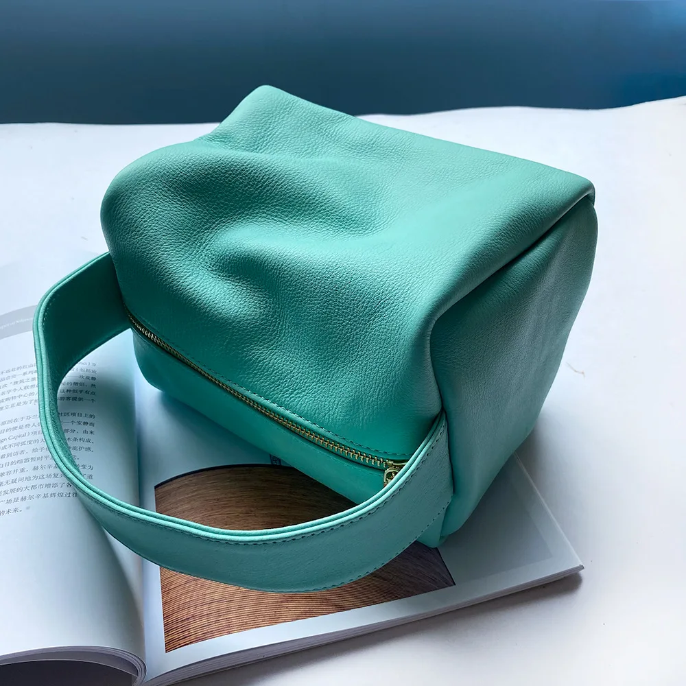 

GenuineLeather Fahion handbag color box women's bag new bag