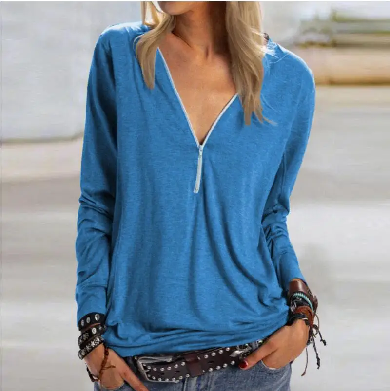 

Elegant Butterfly Dandelion Print Blouse Shirts Women Sexy V Neck Zipper Pullover Tops 2020 Autumn Long Sleeve Plus Size Blusas