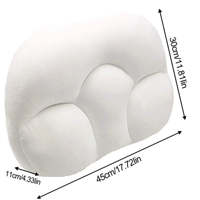 

Memory Foam Cervical Pillow, Orthopedic Sleeping Pillows Ergonomic Egg Shaped Soft Breathable All-Round Sleep Pillow