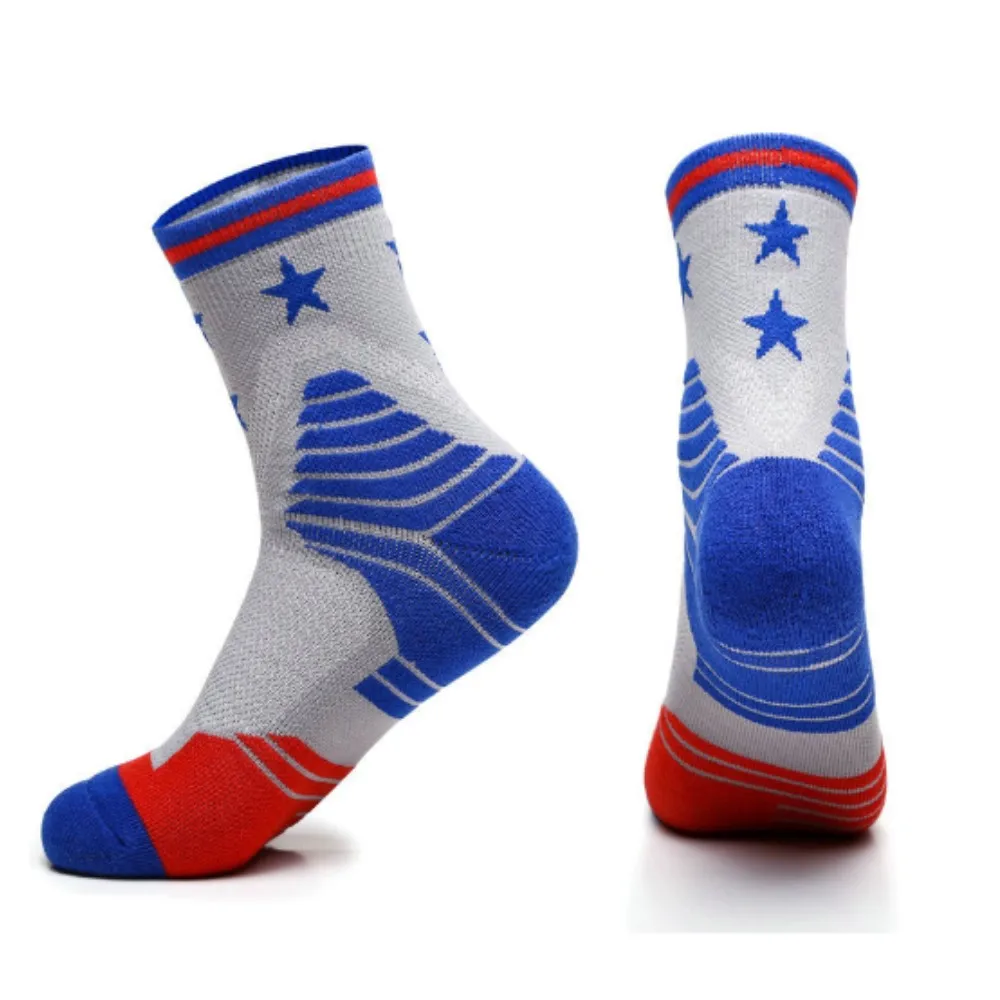 Профессиональные носки для бега хлопковые толстые мужские спортивные