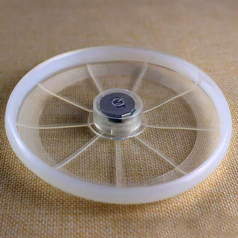 Забавные люминесцентные летающая тарелка собака кошка игрушка игра летающие