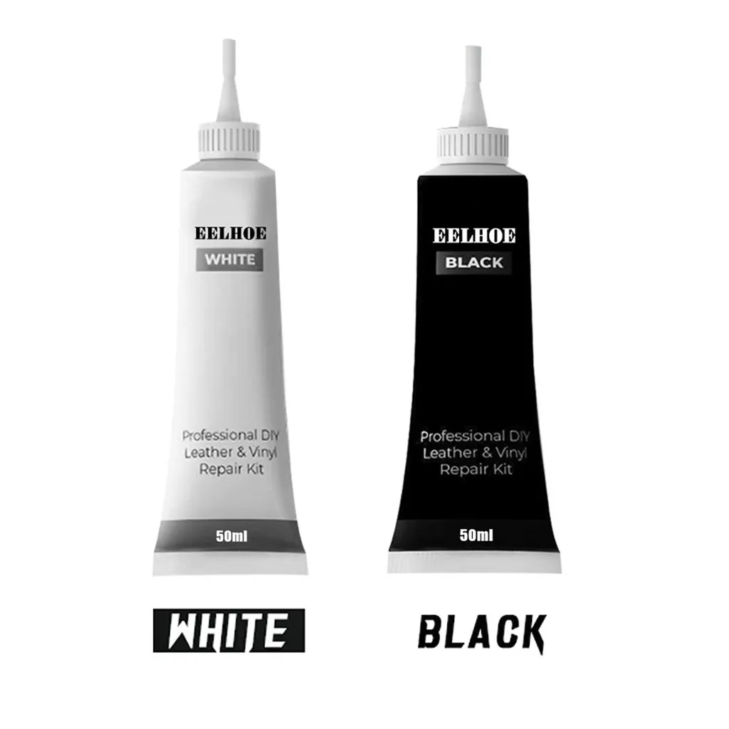 50 мл крем для восстановления автомобиля черный белый кожаный и виниловый