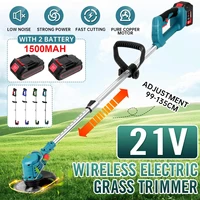 electric grass trimmer with 12 battery cordless pruning cutter length adjustable lawn mower garden tools for makita 18v battery