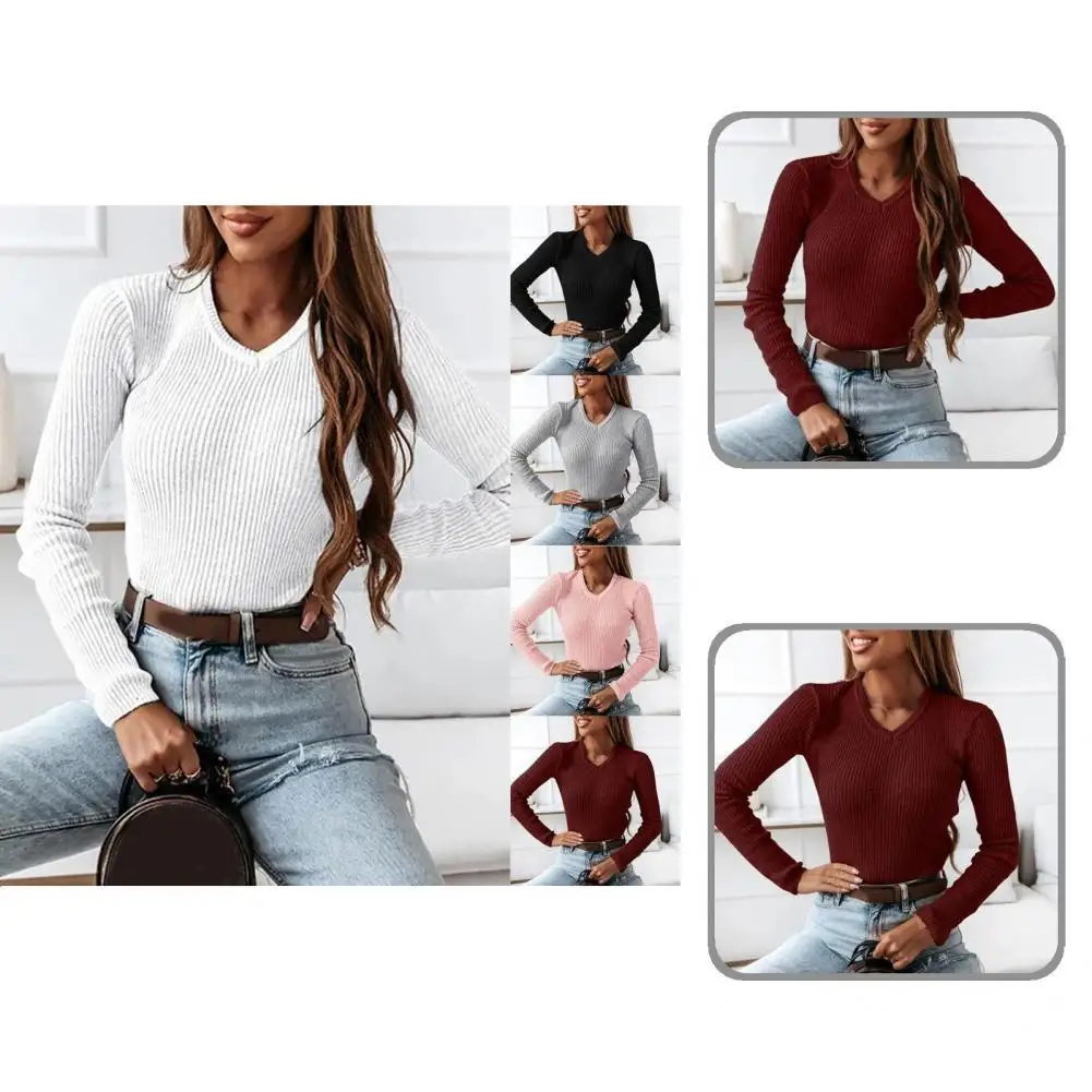 

Осенняя Базовая рубашка, модная приятная для кожи Женская Базовая рубашка, дышащая эластичная Женская Базовая рубашка