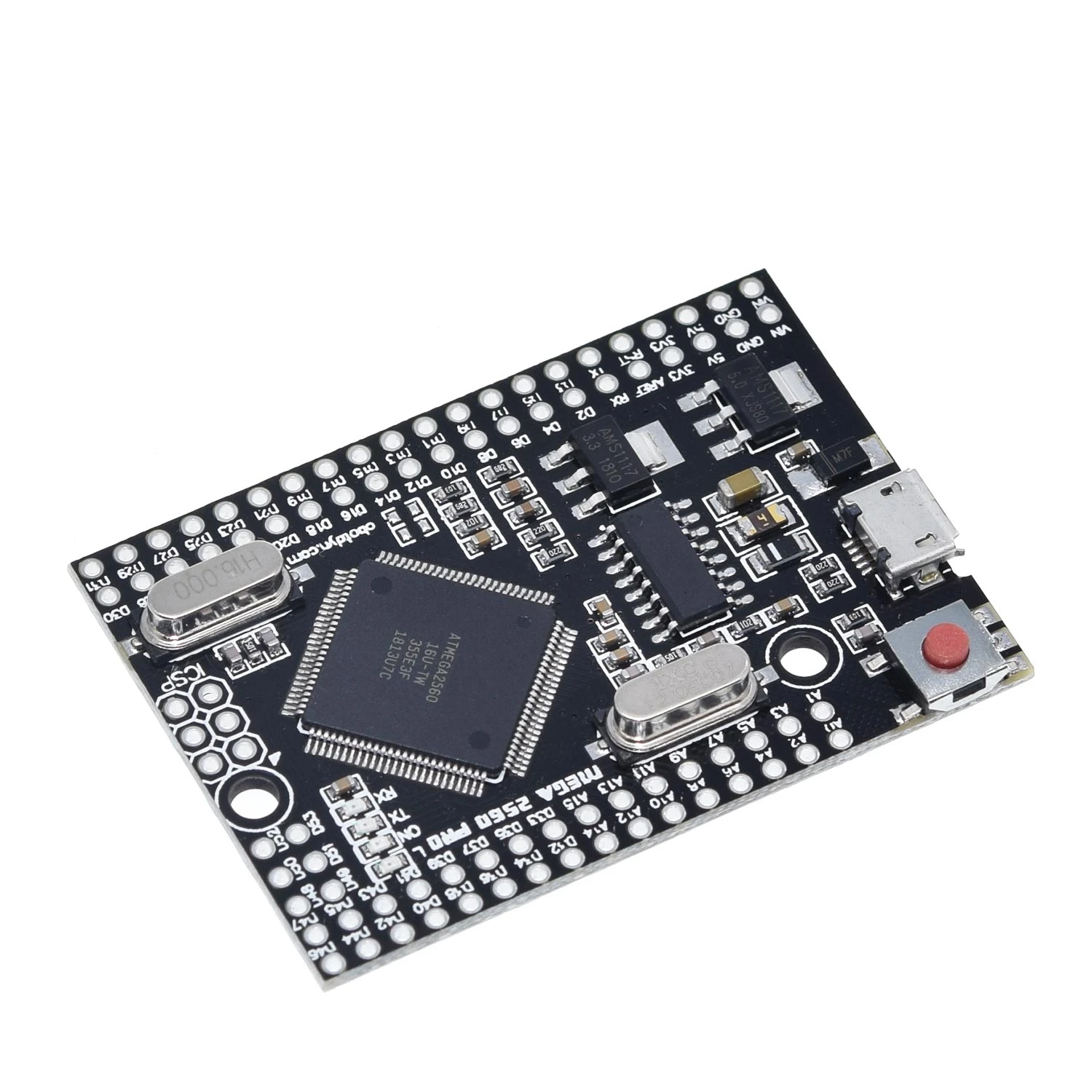 TZT Mega 2560 PRO MINI 5V(встраивание) CH340G ATmega2560-16AU с наконечниками, совместимыми с arduino Mega 2560