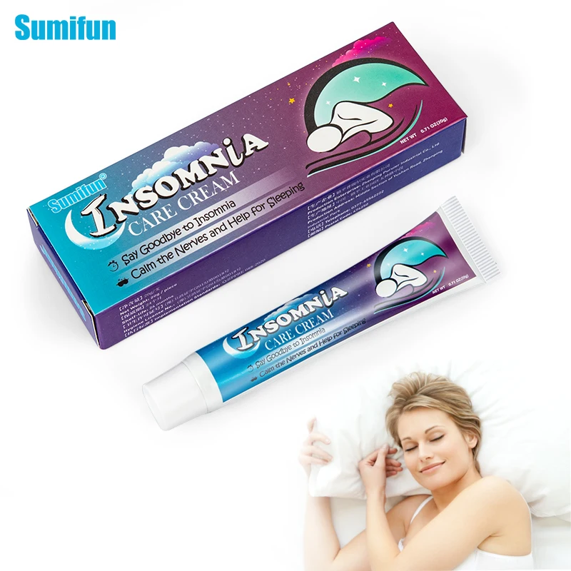 

20g Sumifun Insomnia Care Cream Effective Help Improve Sleep Soothing Cream Essential Insomnia Herbal Tinnitus Dizziness Cream