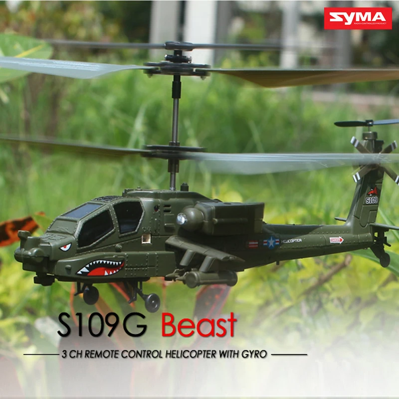 

Syma S109G UAV Radio Remote Control Aircraft Alloy Gunship Military-Model Helicopters Kids Boy Toy RC Drone