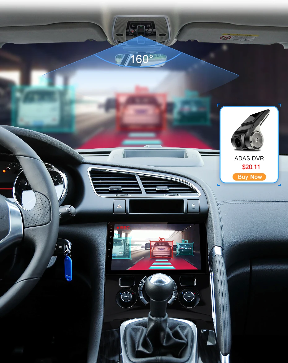 Junsun V1 2G+ 32G Android 9,0 для peugeot 3008 2009-2013 автомобильный Радио Мультимедиа Видео плеер навигация gps 2 din dvd