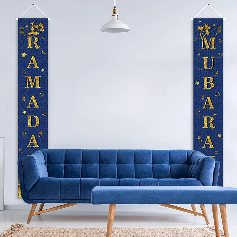 

ИД Мубарак дверная занавеска баннер подвесной флаг домашний декор Рамадан кареем мусульманская исламвечерние ИД подарок