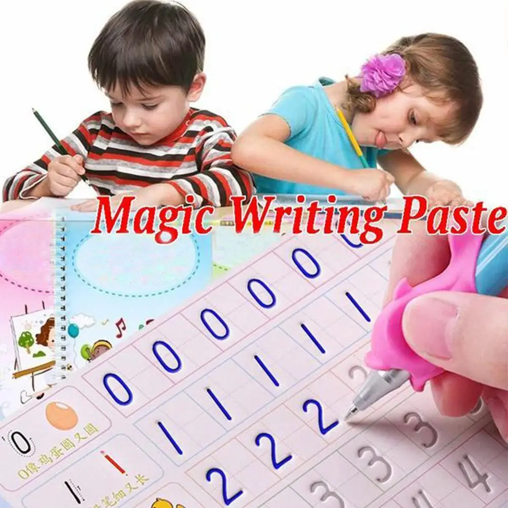 

Writing Stickers Groove Copybook Preschool Kindergarten Hard Letter Set Copybook Handwriting Practice Calligraphic Pe B5J2