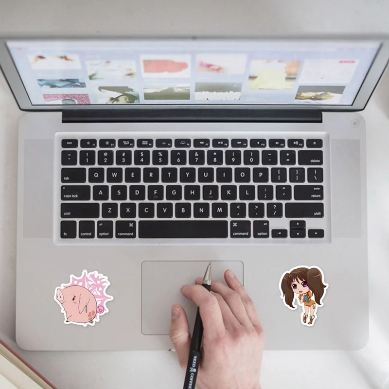 

50pcs/Set Anime Stickers The Seven Deadly Sins Notebook Doodle Sticker Waterproof PVC Decoration Stationery Stickers