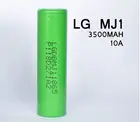 100% Оригинальный 3,7 в 3500 мАч INR18650 MJ1 18650 аккумуляторная батарея INR18650MJ1 10 А разряд для LG MJ1 литиевая батарея