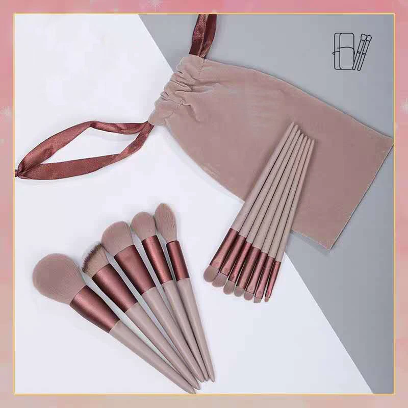 

13PCS/set Professional Make-up Brush Set Foundation Concealer Contour Powder Brush Beauty Powder Blush Brush Makeup Tools