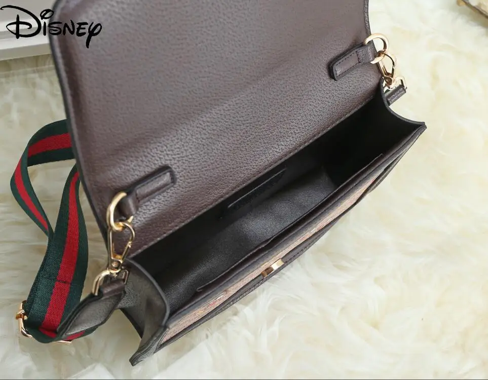 

Disney leather design handbags high shoulder bag simple cute cartoon Mickey casual wild sweet lady messenger bag