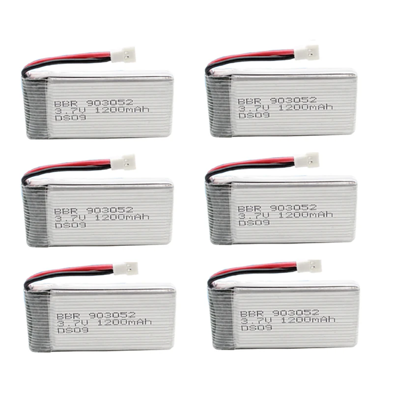 3 7 v 1200mAh lipo батарея для X5 X5SC M18 H5P H11D H11C T64 T04 T05 F28 T56 HQ-859B 898B вертолет Дрон часть |
